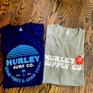 NWT lot of 2 men’s Hurley tee shirts
